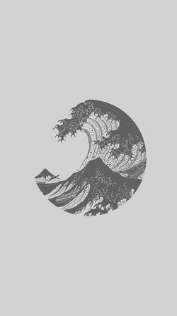 Art Logo Wave Simple Minimal Dark Gray