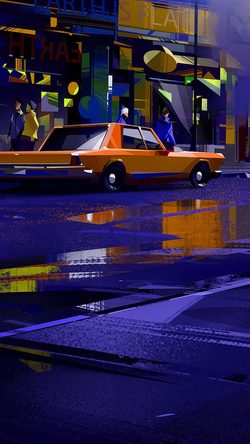 bl34-art-car-drawing-orange