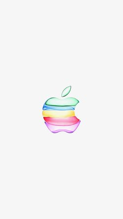 Art Apple Logo Minimal Simple Light