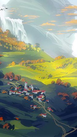 Art Anime Country Cute