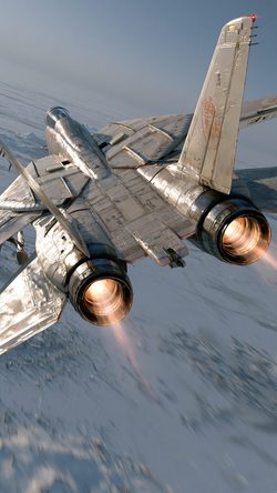 Art Spaceship Fighter Jet Space Aerial Winter Metallic