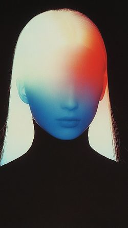 Art Surreal People Gradient Minimal Flare