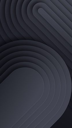 Art Abstract Dark Layered Curves Minimal
