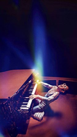 Ppl Posters Piano Stage Concert Performance Spotlight Sparkle Elton John Music