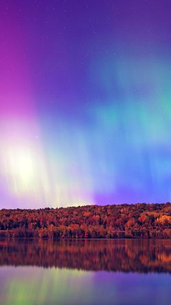 Aurora Night Sky Nature Color