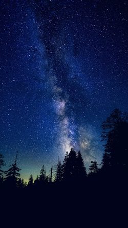 Night Sky Star Space Nature Blue