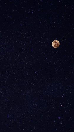 Moon Night Space Star Nature Dark Universe