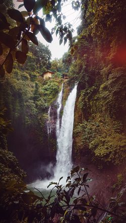 Mountain Waterfall Summer Amazon Nature Flare