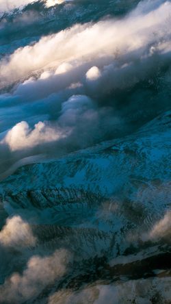 Nature Cloud Mountain Cold Winter