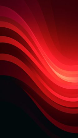 Blur Gradation Red Wave Layer Gradient Minimal