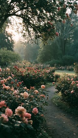 Nature Flower Green Pink Garden Sunlight