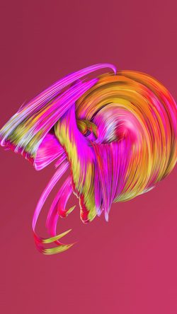 Abstract Digital Art Pattern Background Red