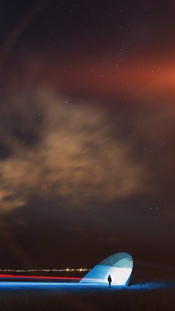 Sky Night Cloud Pattern Background Flare