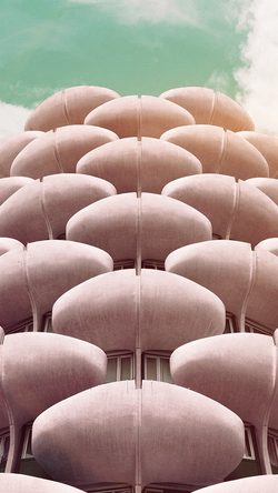 Pattern Background Abstract Building Curved