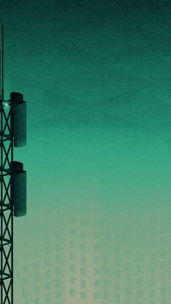 Pattern Background Night Antenna Green