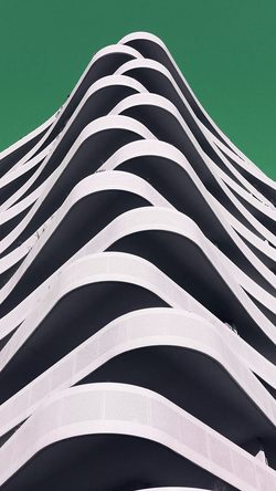 Pattern Background Architecture Curve City Green
