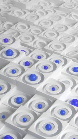 Pattern Background Circle Abstract Blue