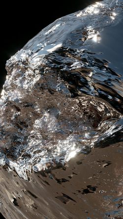Pattern Background Wild Steppe A Liquid Mercury Sphere